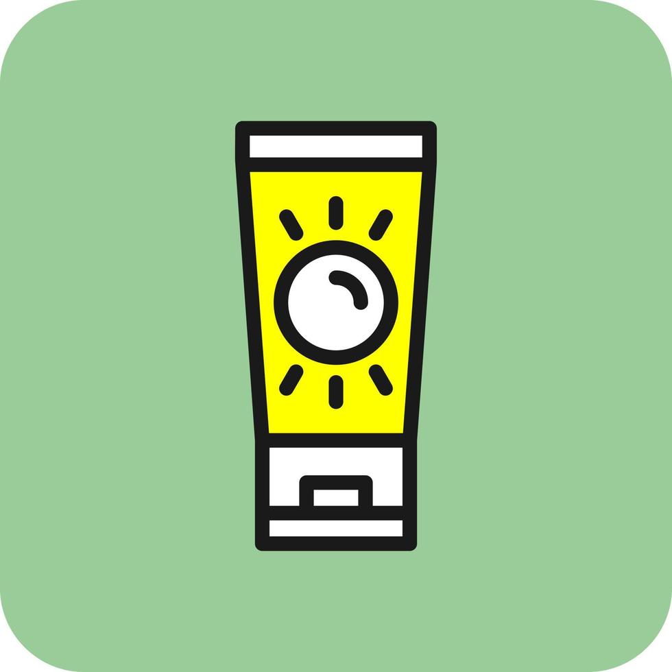 Sunblock Vector Icon Design