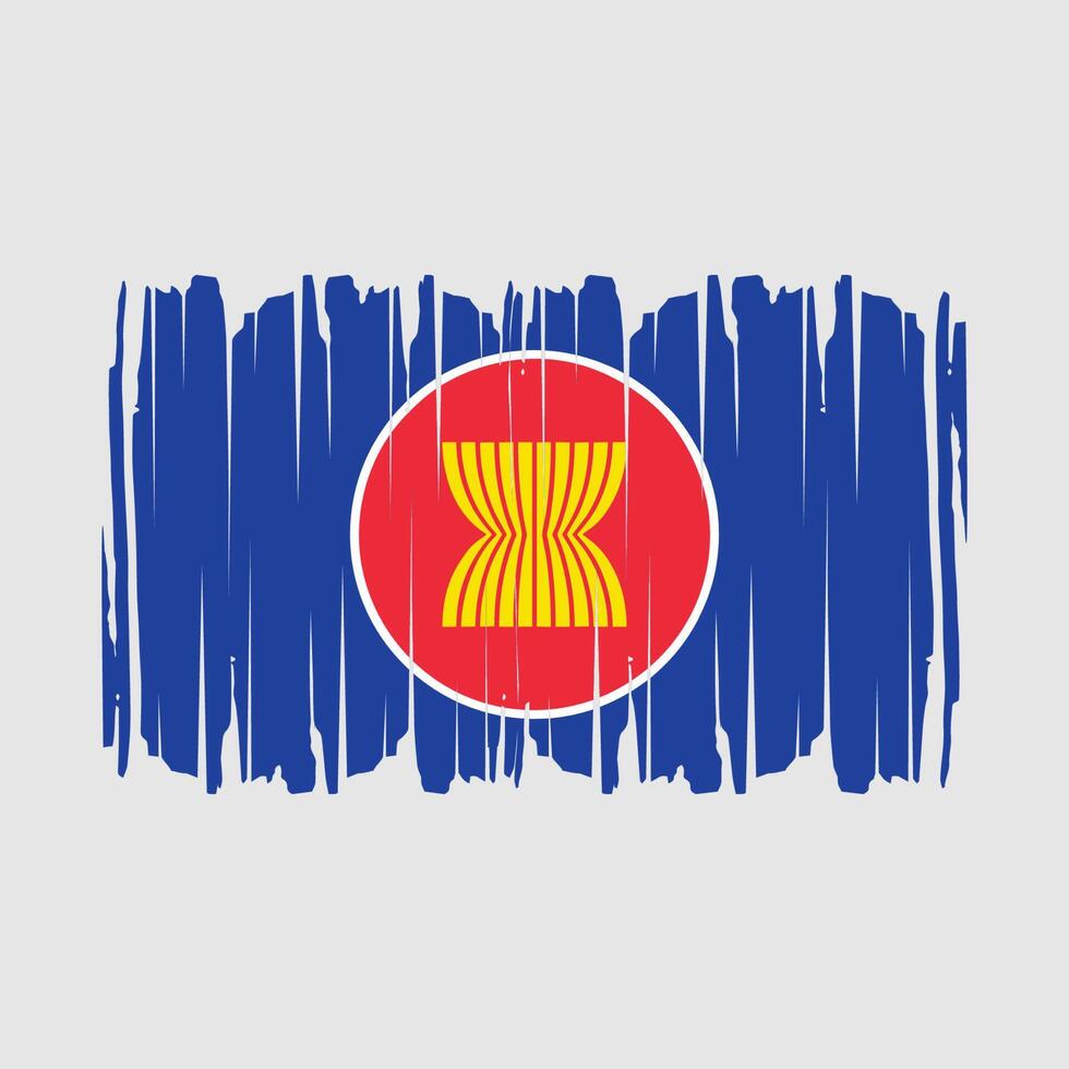 Asean Flag Brush Vector Illustration 20780286 Vector Art at Vecteezy