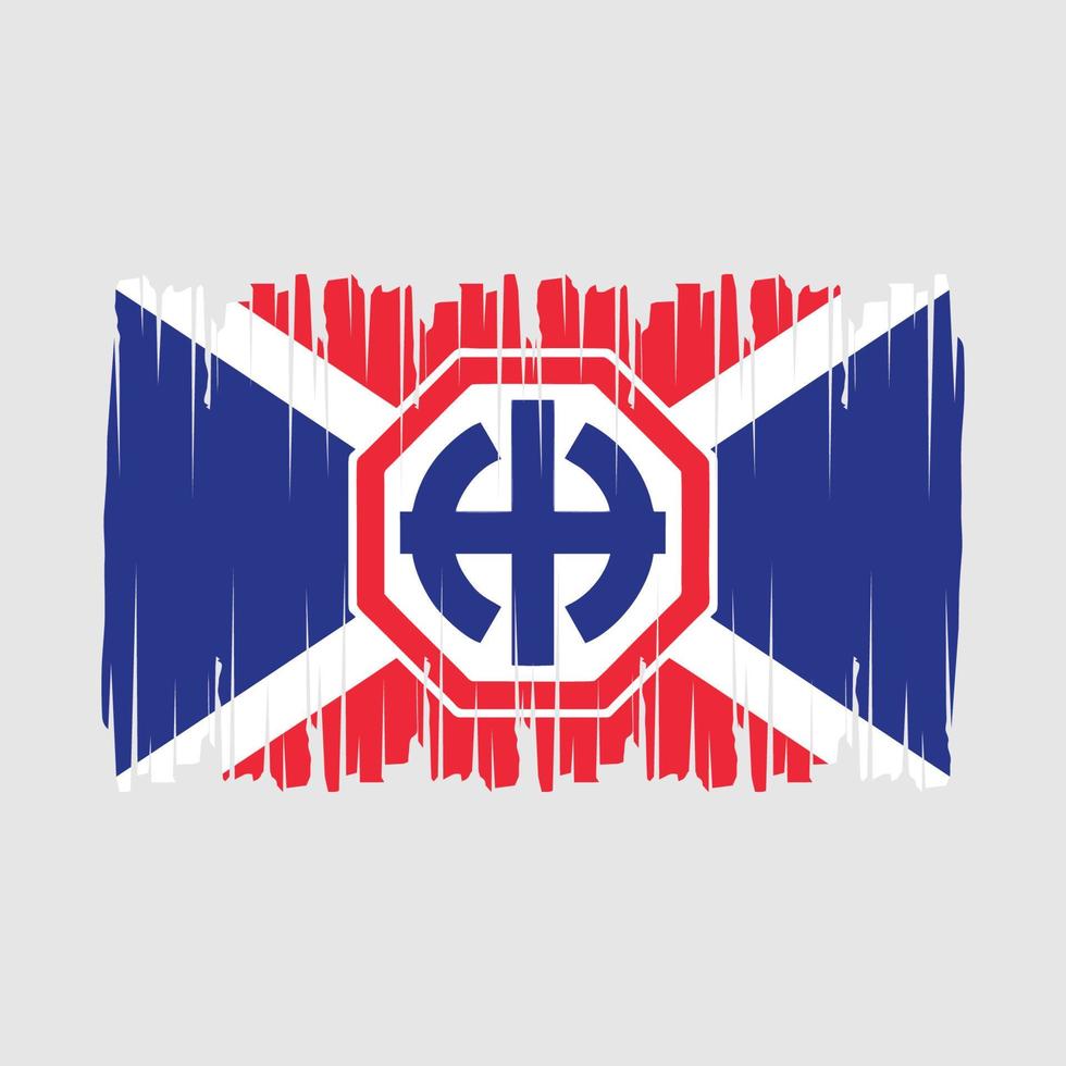 Soviet Flag Brush Vector