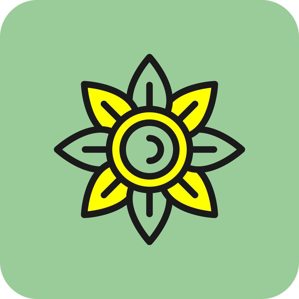 Flower Vector Icon Design