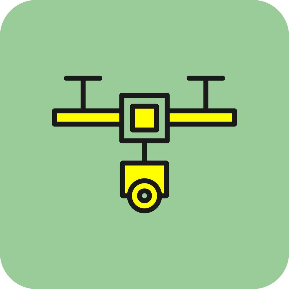 diseño de icono de vector de dron