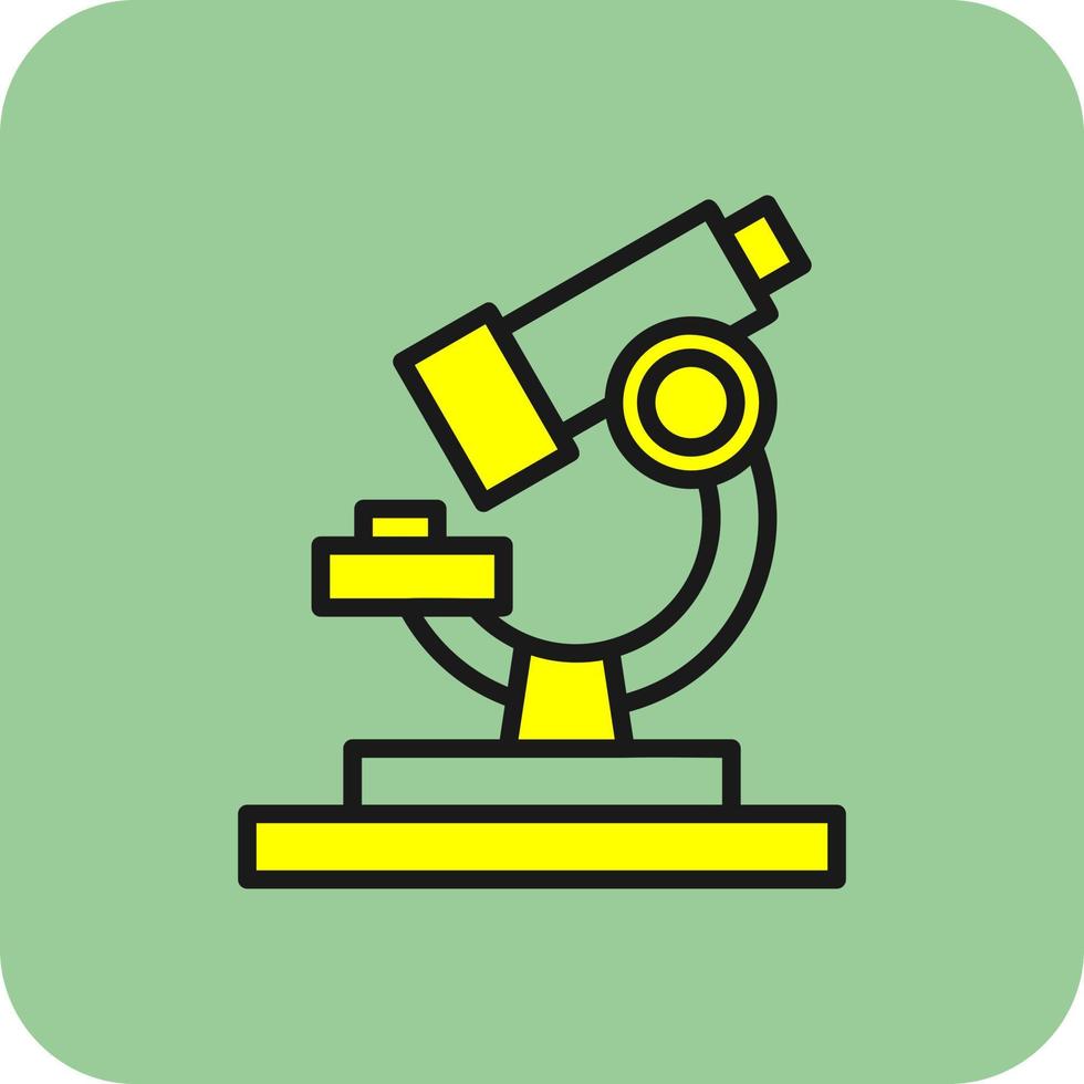 Microscope Vector Icon Design