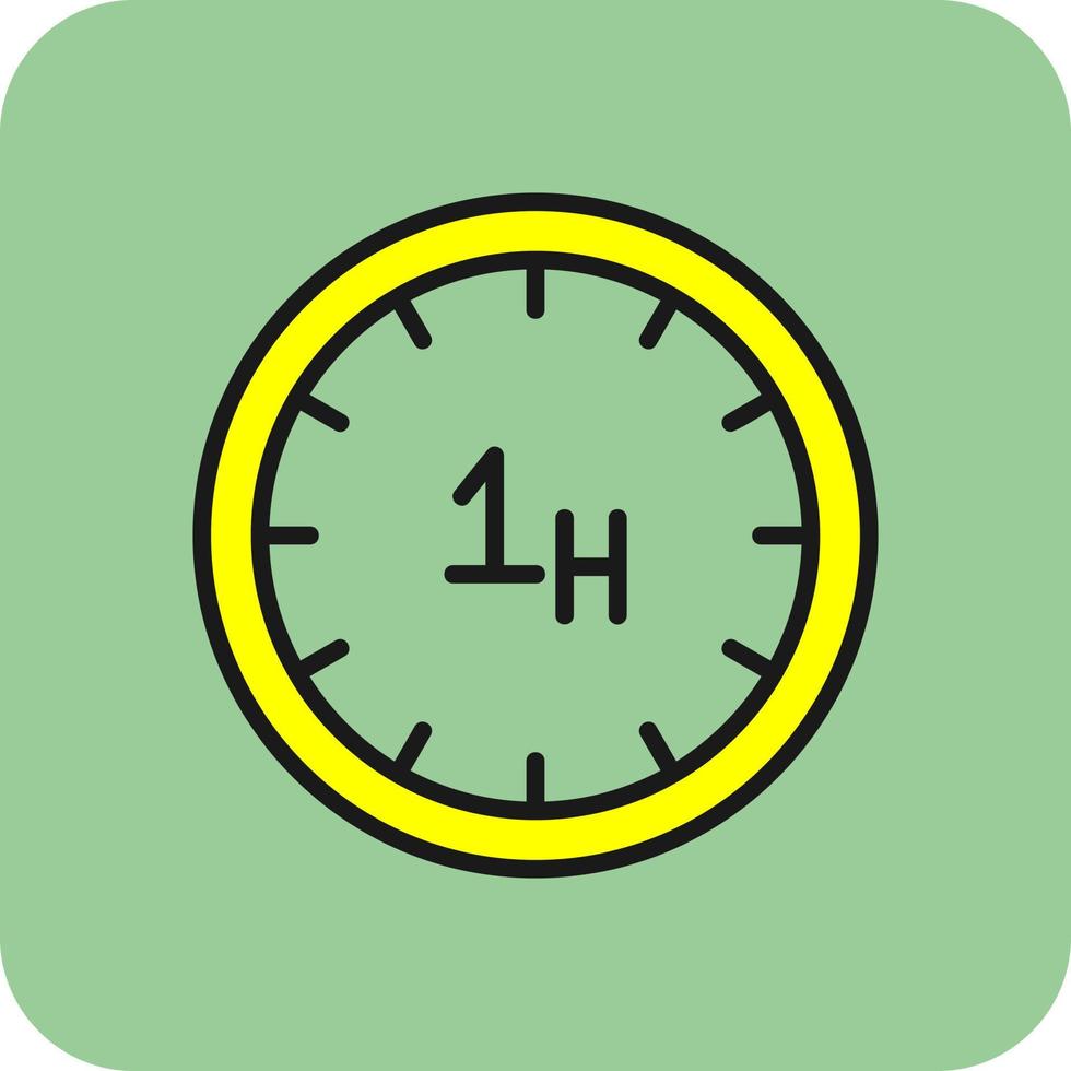 Hour Vector Icon Design