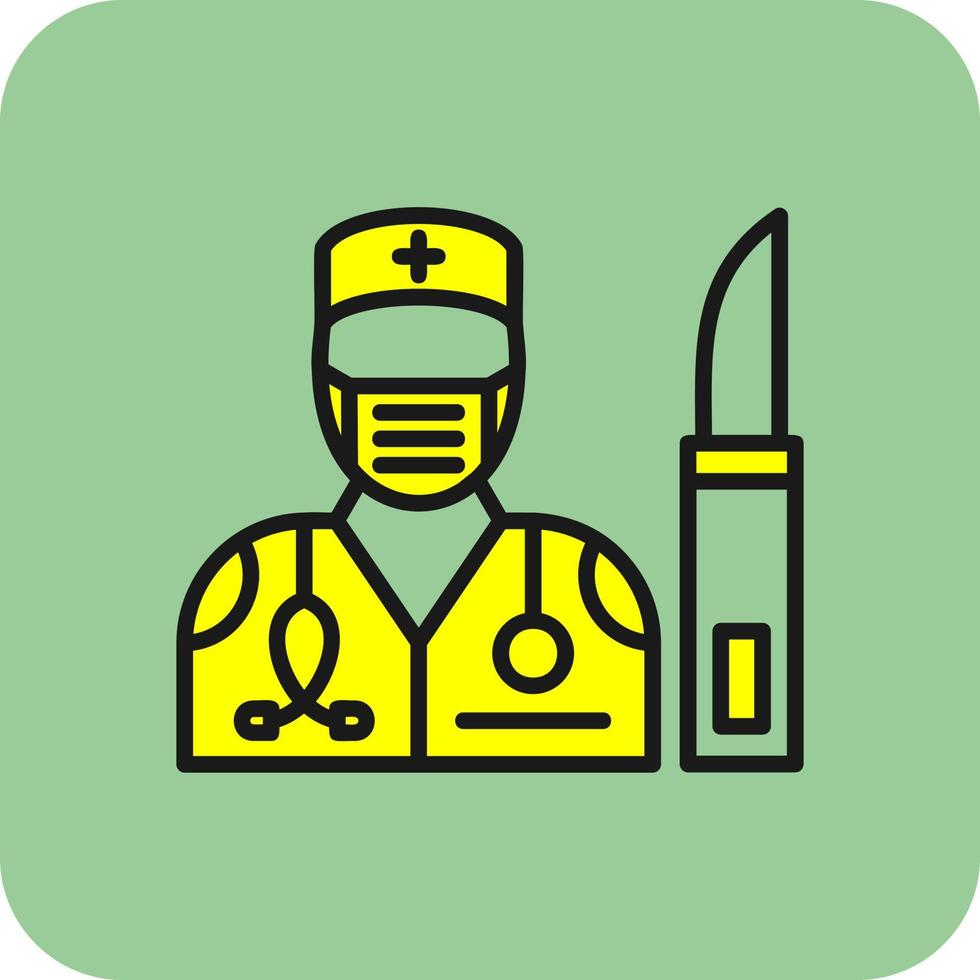 Surgeon Vector Icon Design