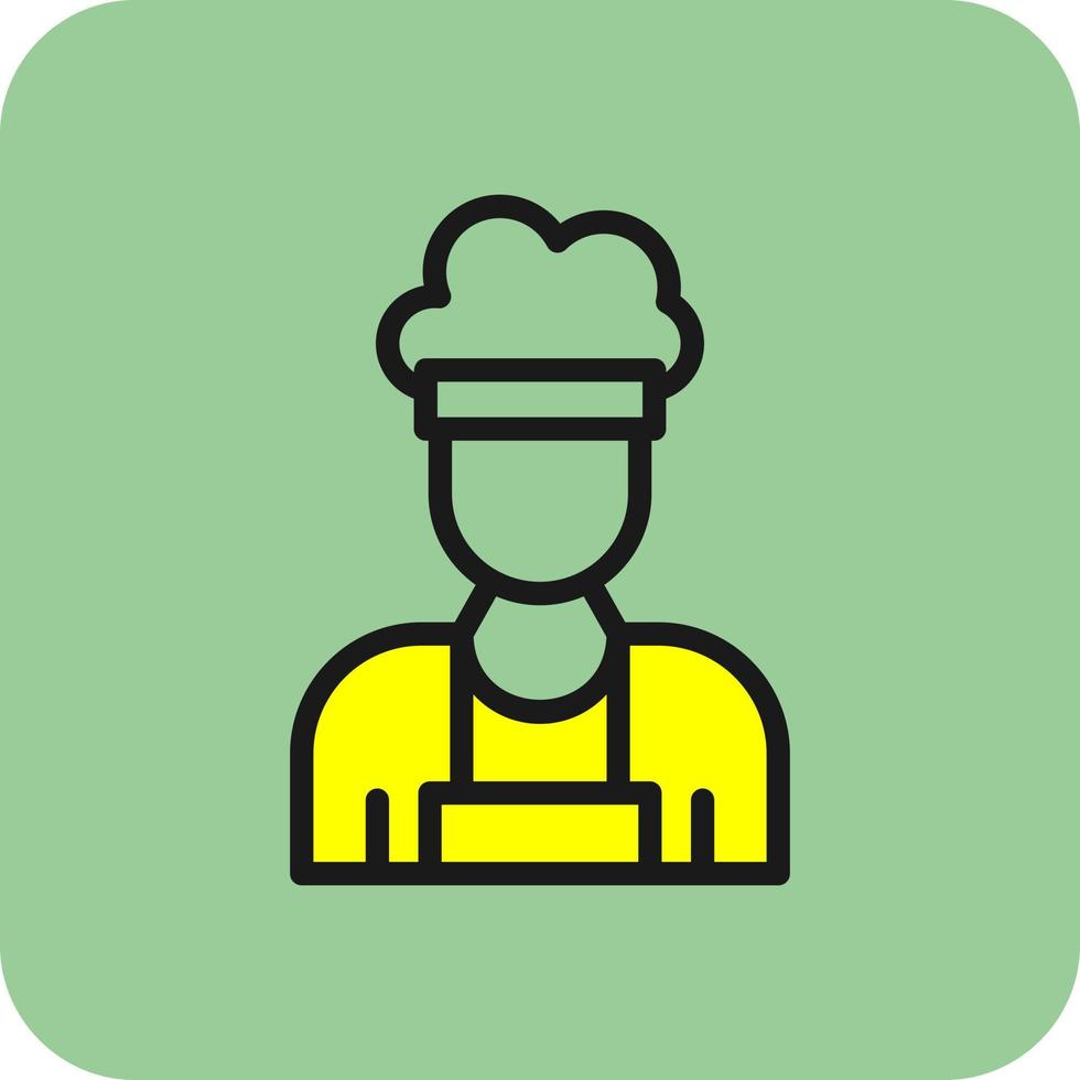 diseño de icono de vector de chef