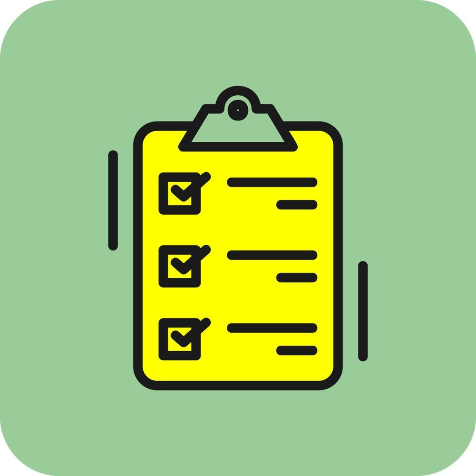 Checklist Vector Icon Design