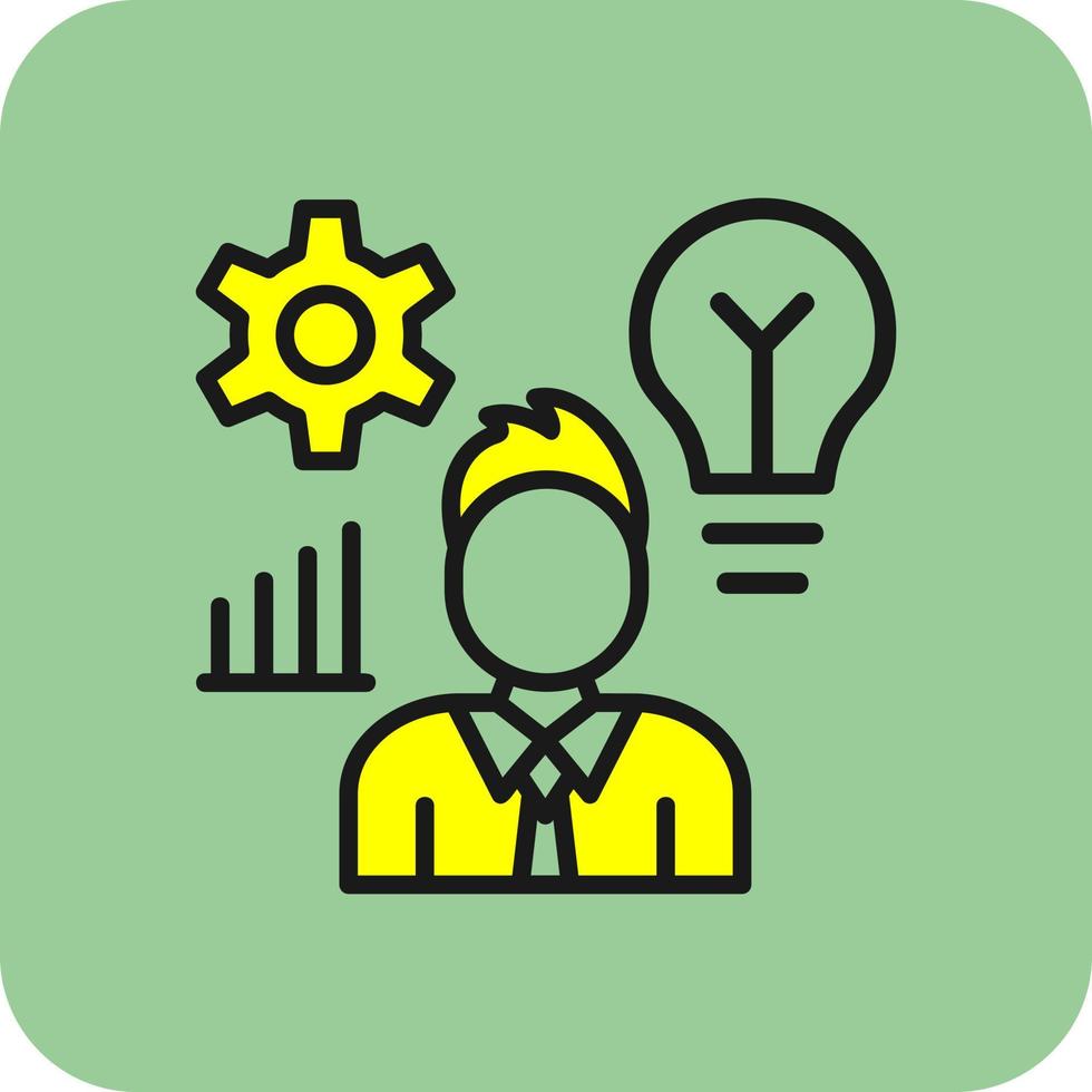 Talent Manager Vector Icon Design