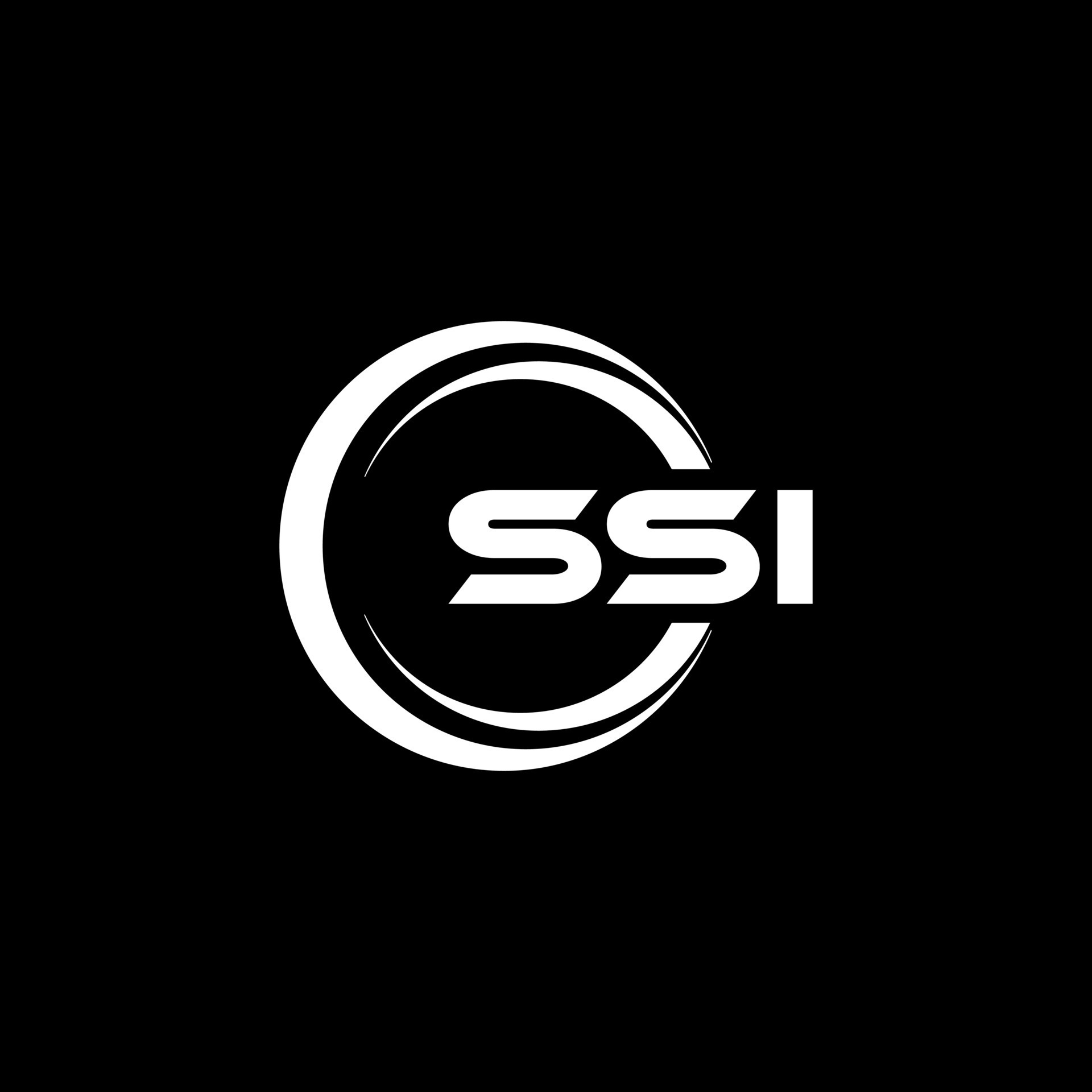 SSI letter logo design in illustration Vector logo calligraphy SSI letter logo design in illustration Vector logo calligraphy
