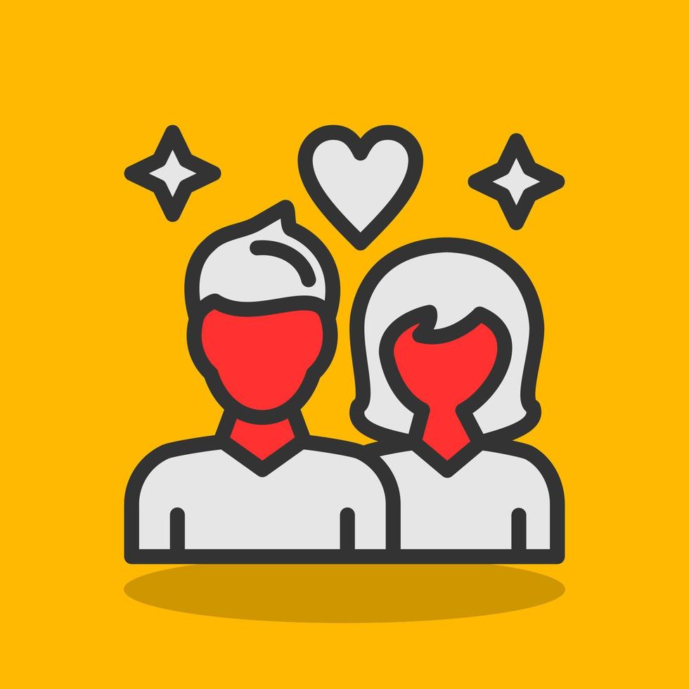 Couple Vector Icon Design