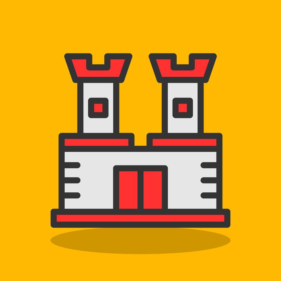 Castle Vector Icon Design