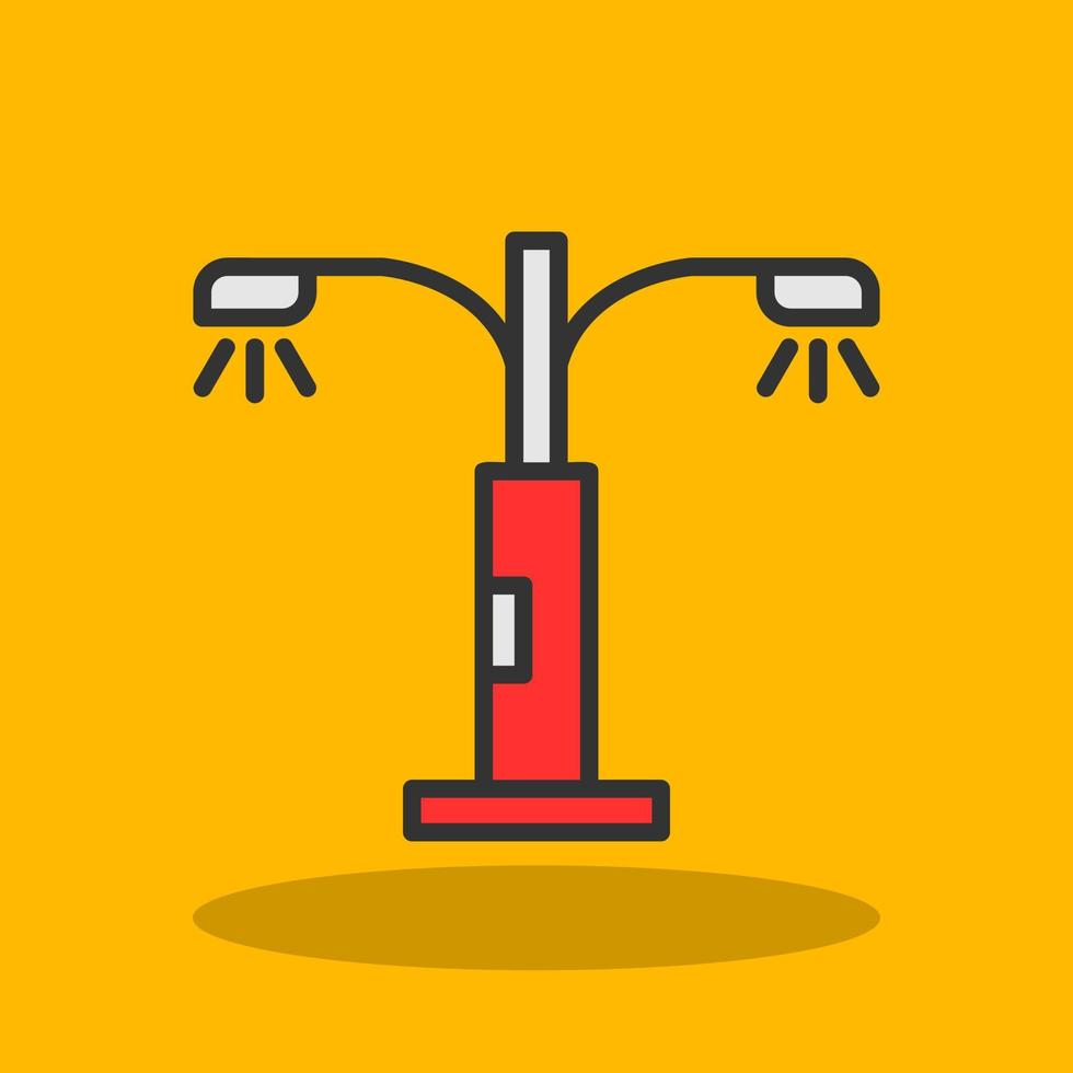 Streetlight Vector Icon Design