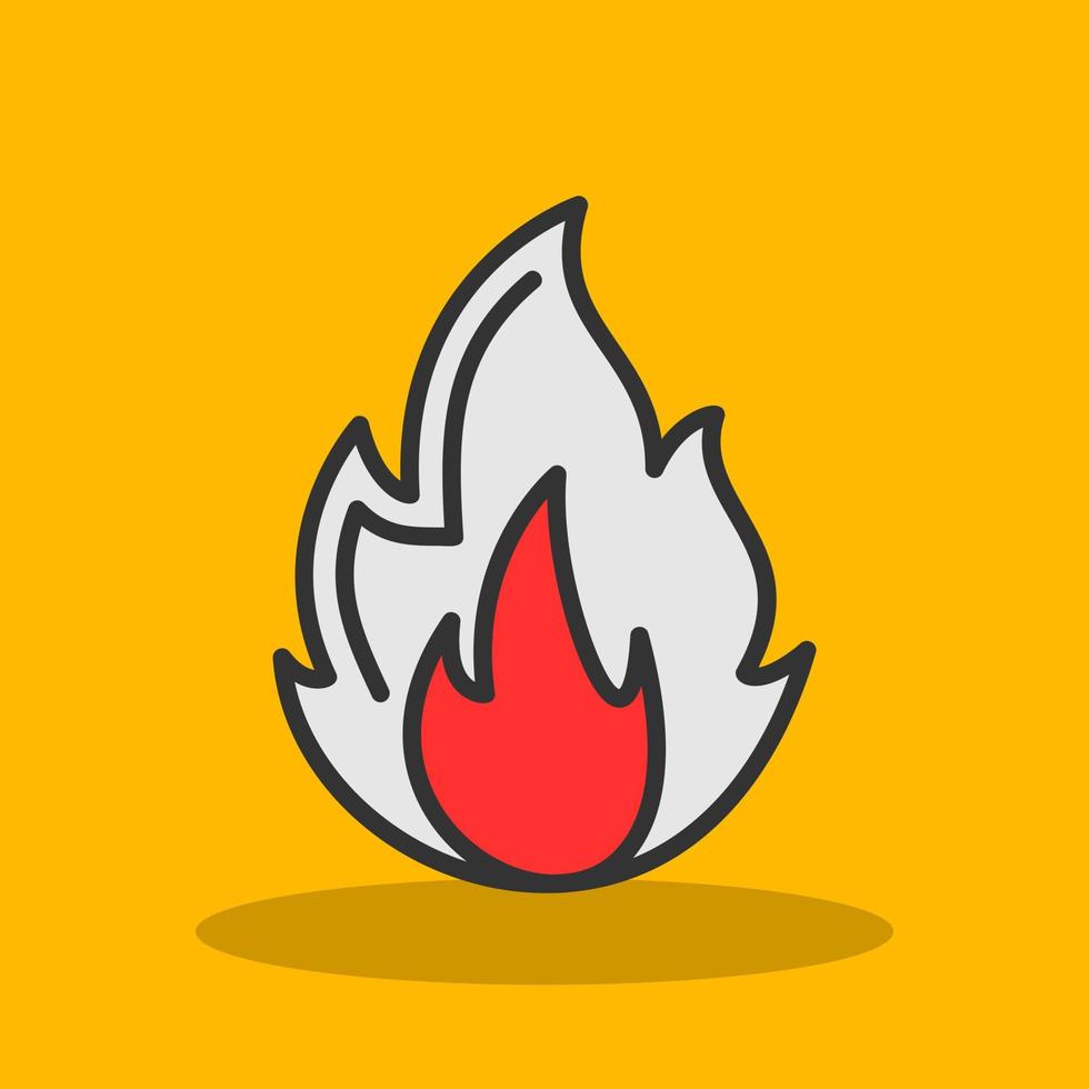 Flame Vector Icon Design