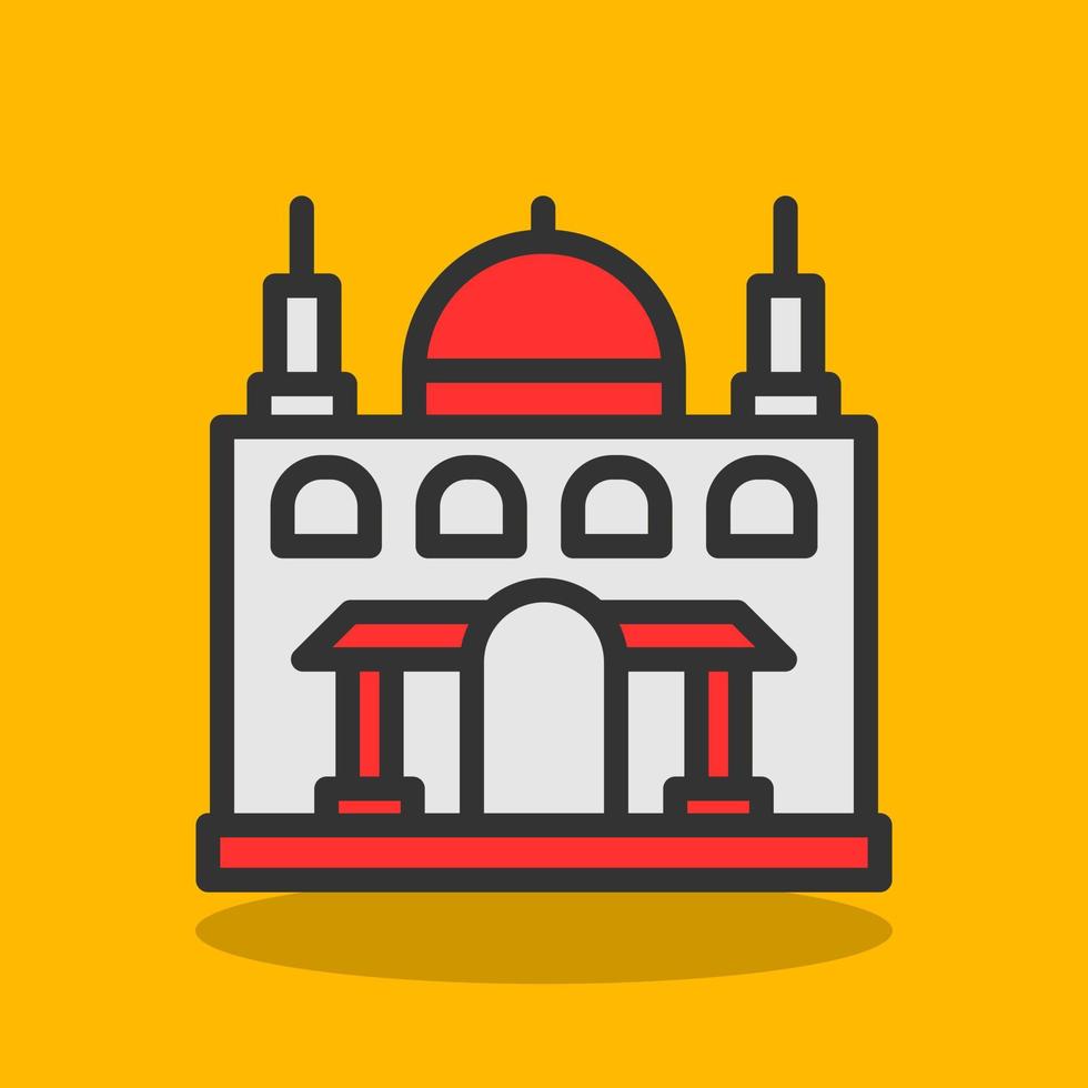 Mosque Vector Icon Design