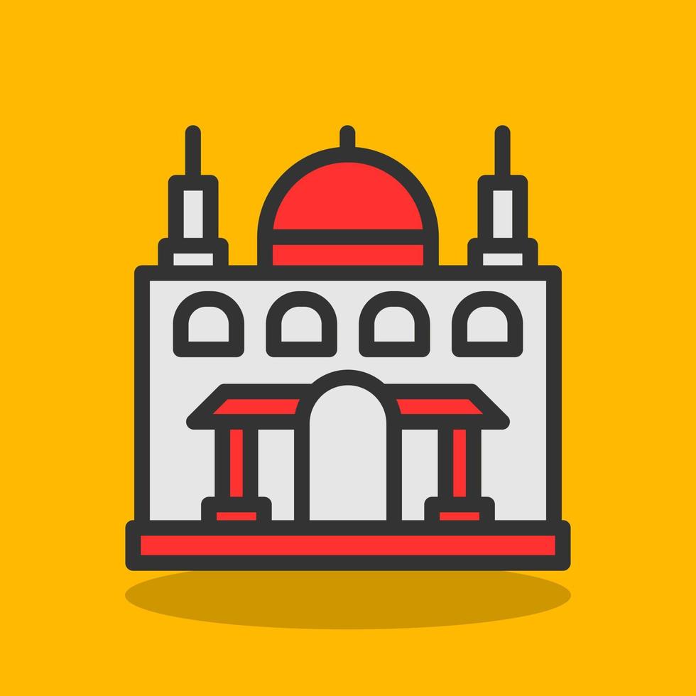 Mosque Vector Icon Design