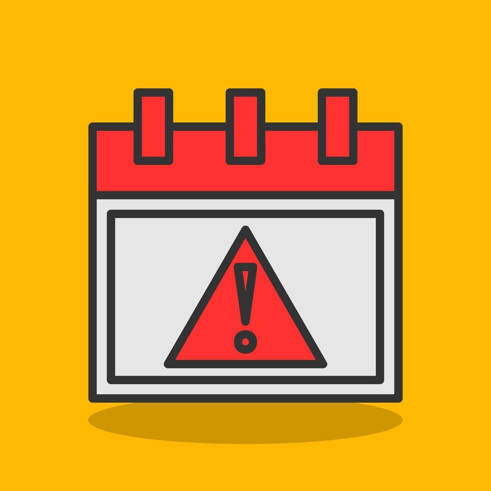 Alert Vector Icon Design