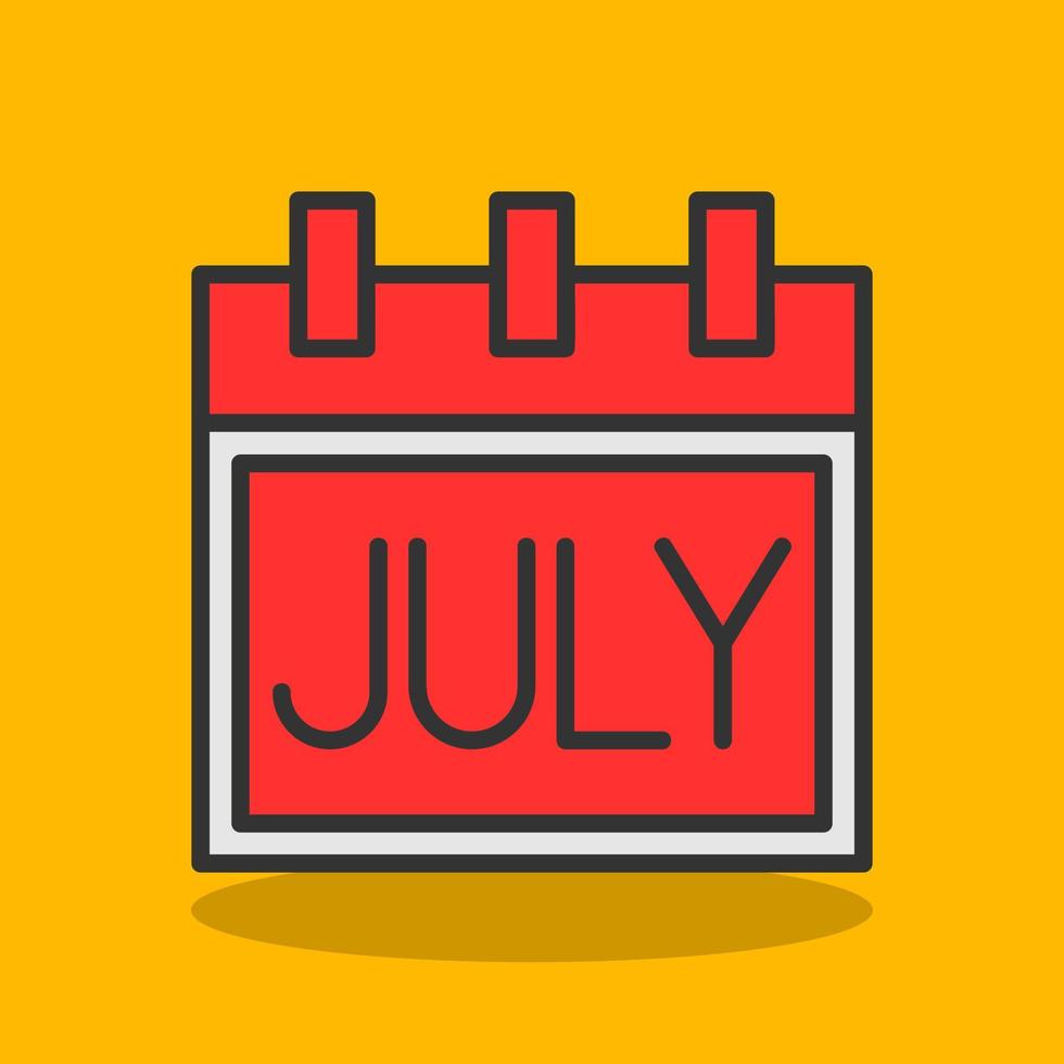 Month Vector Icon Design