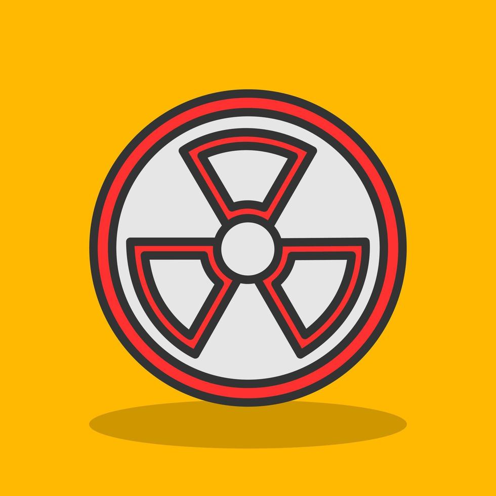 Nuclear Energy Vector Icon Design