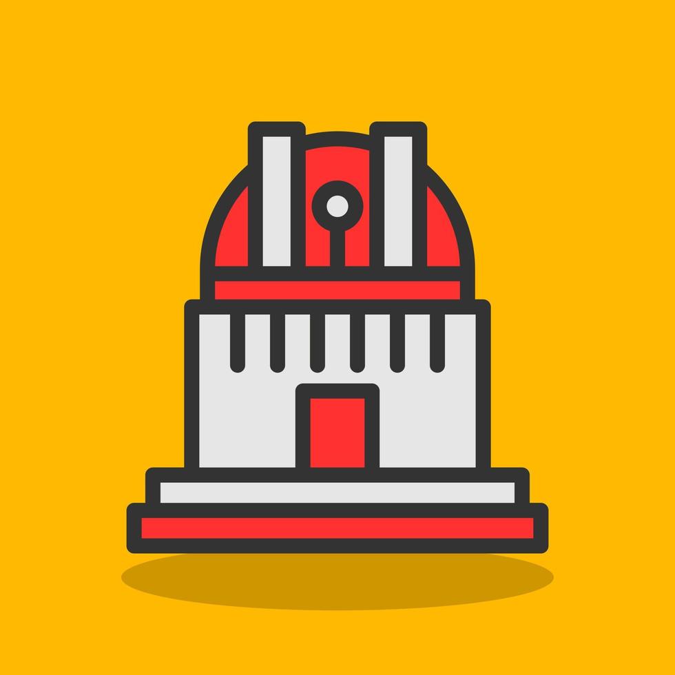 Observatory Vector Icon Design