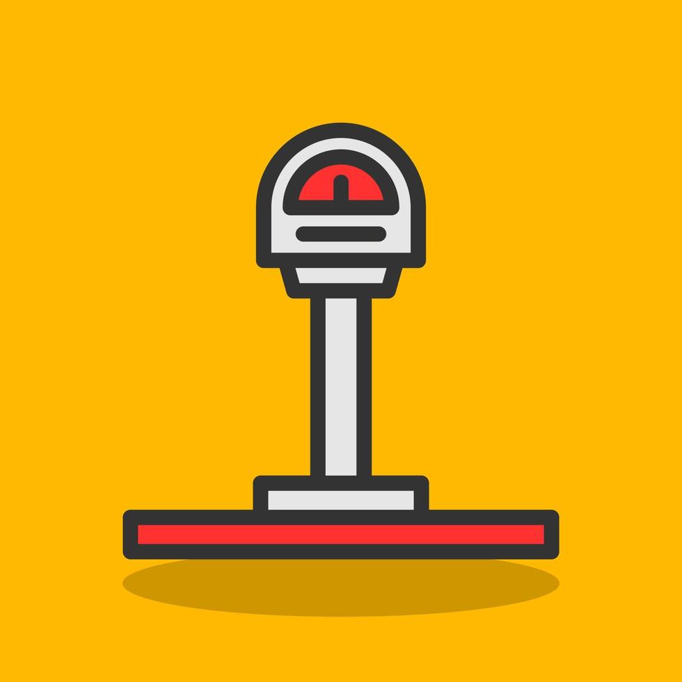 Parking Meter Vector Icon Design