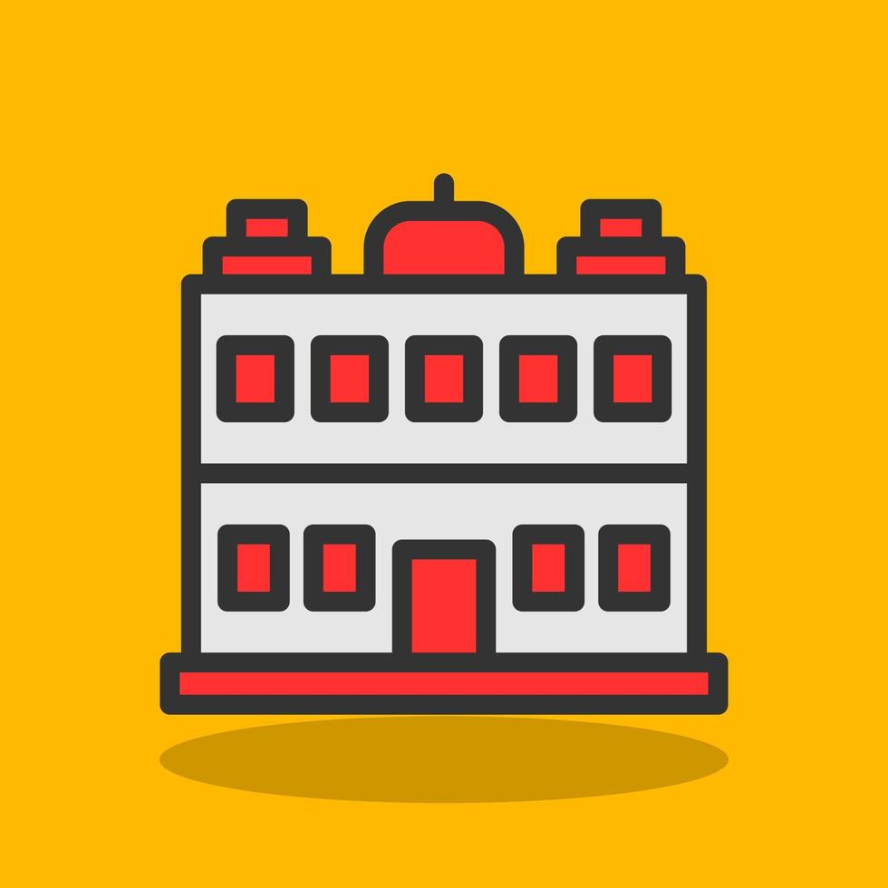 Mansion Vector Icon Design