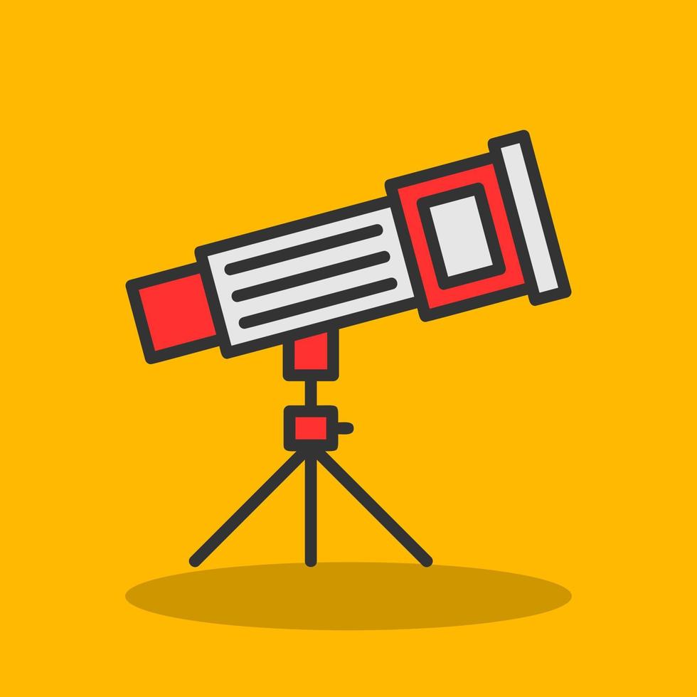 Telescope Vector Icon Design