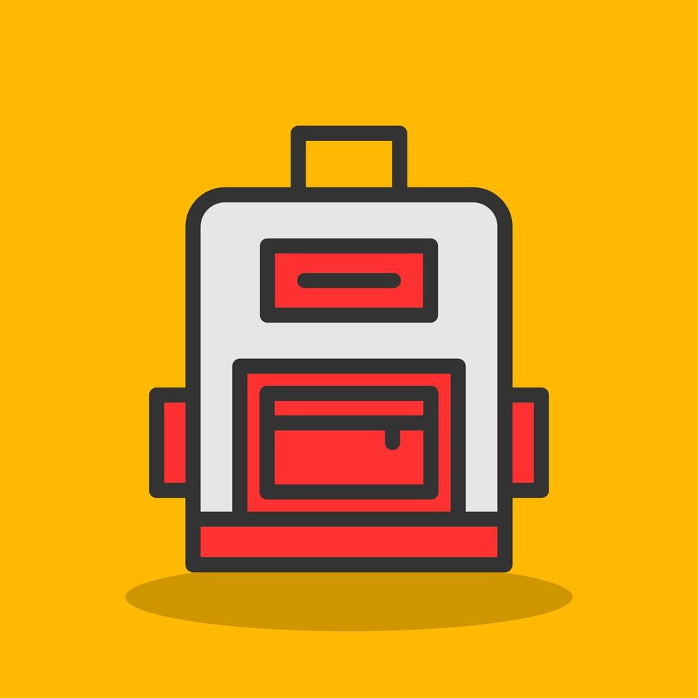 Backpack Vector Icon Design