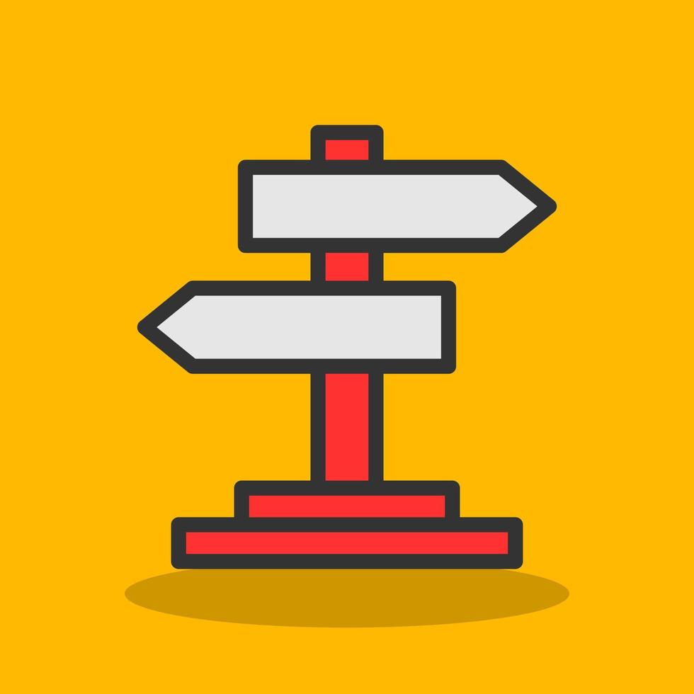 Directions Vector Icon Design