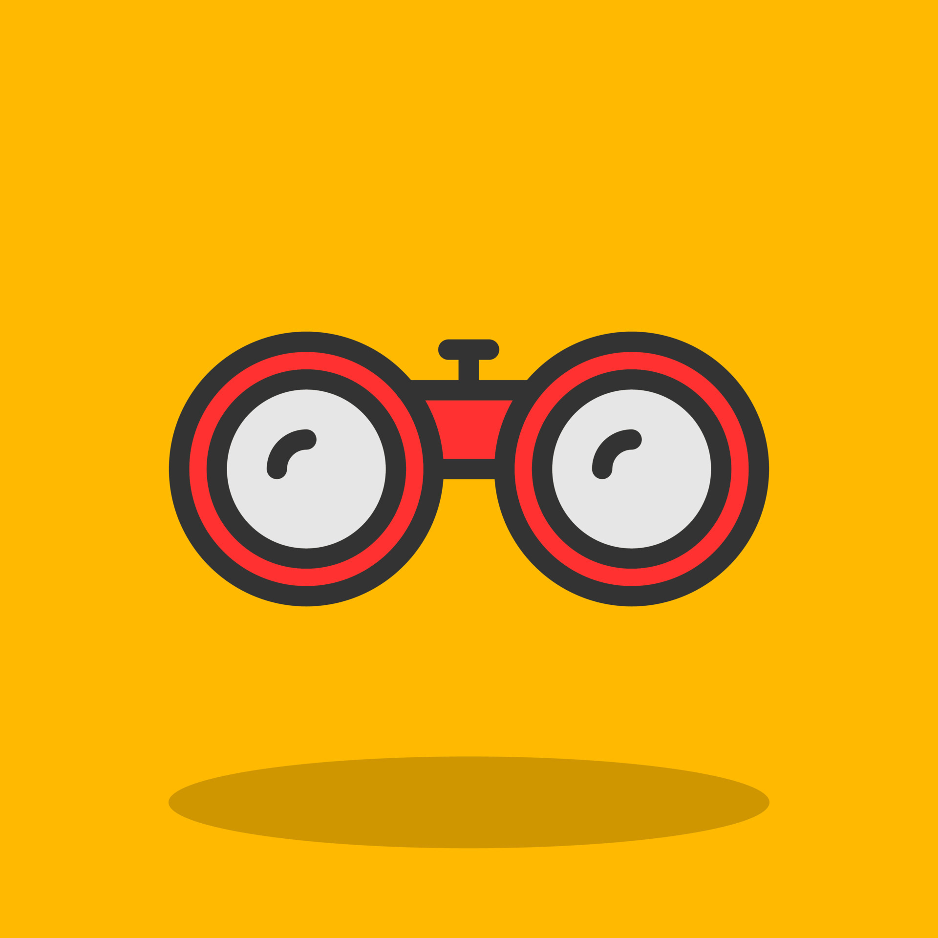 Binocular Vector Icon Design 20781908 Vector Art at Vecteezy