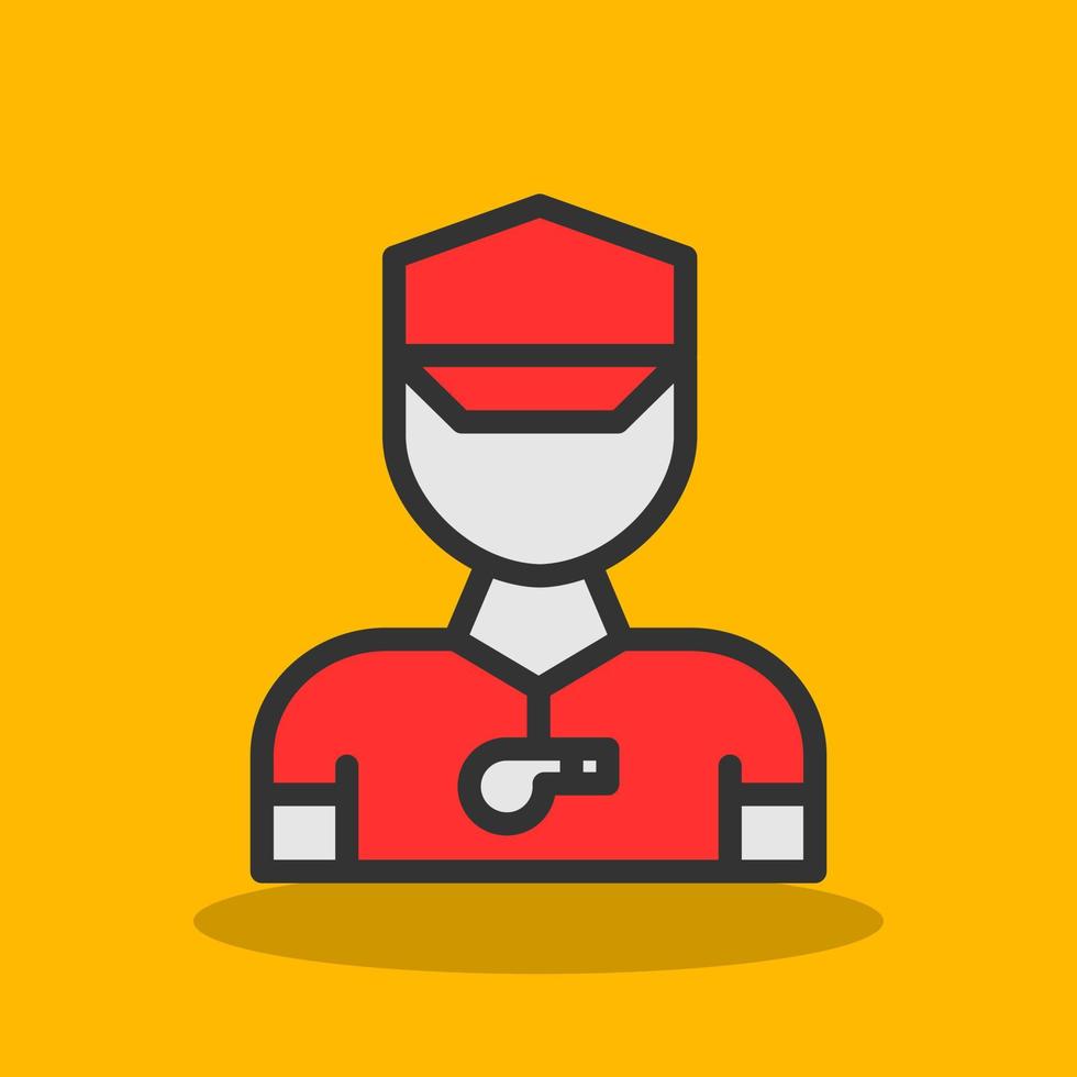 Coach Vector Icon Design