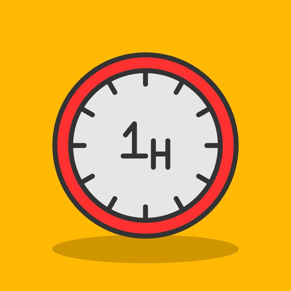 Hour Vector Icon Design