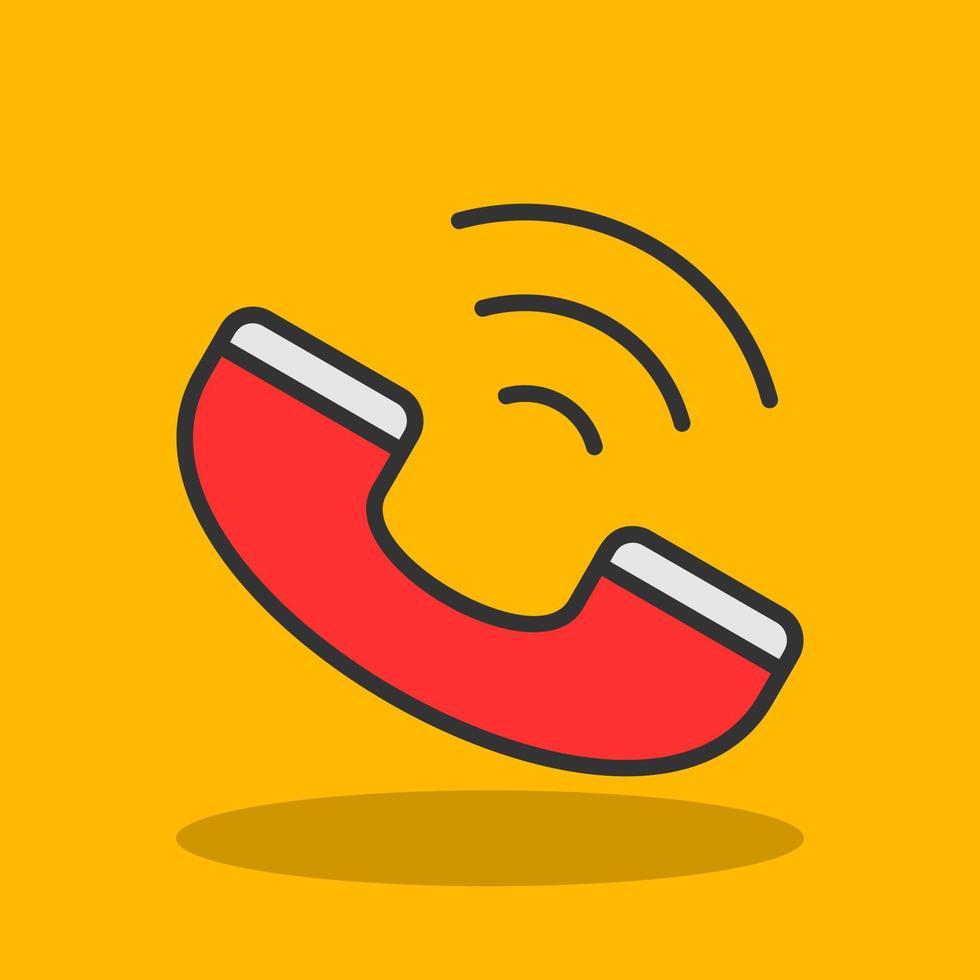 Phone Call Vector Icon Design
