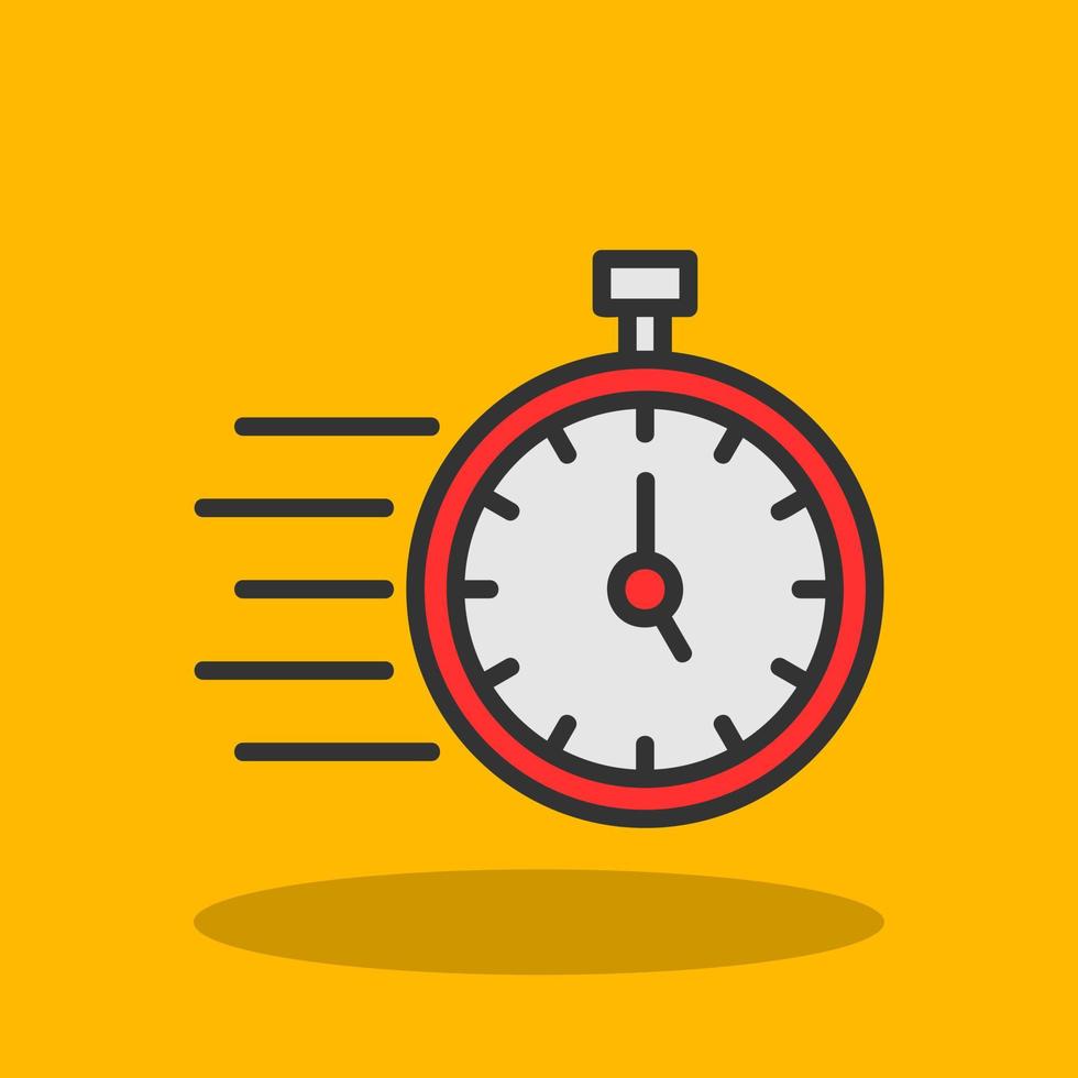 Fast Time Vector Icon Design