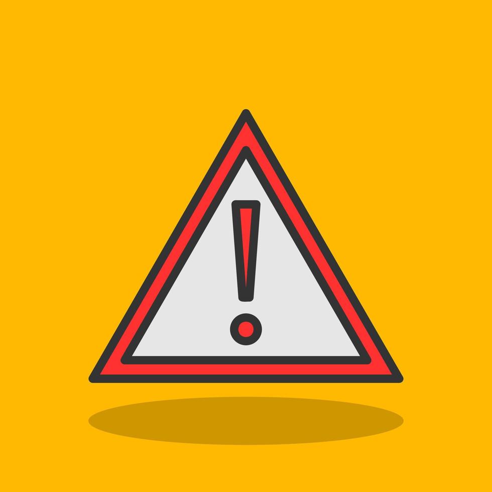 Alert Vector Icon Design