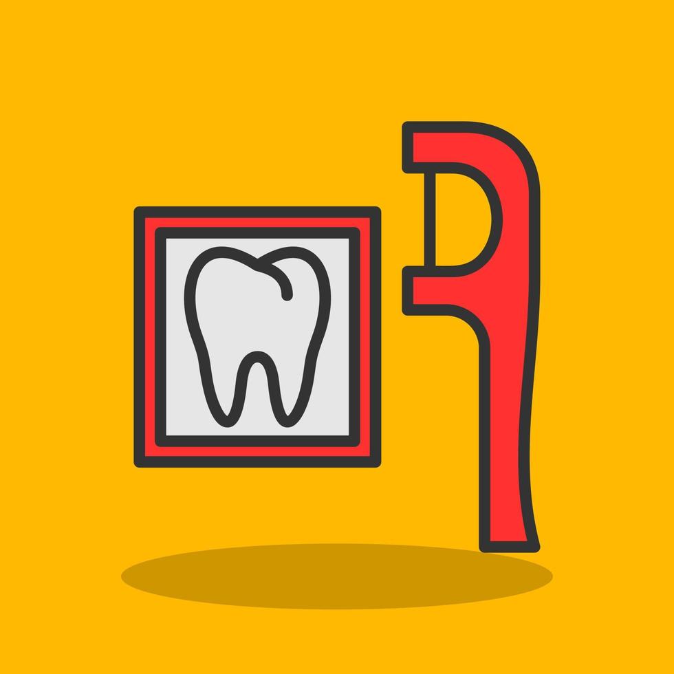 Dental Floss Vector Icon Design