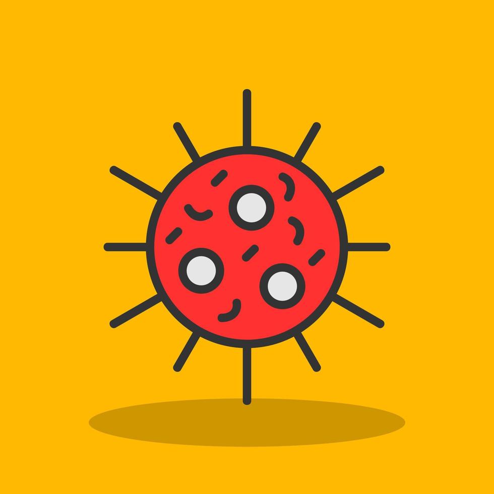 Bacteria Vector Icon Design