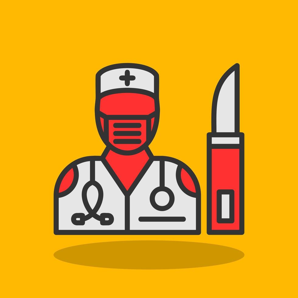 Surgeon Vector Icon Design