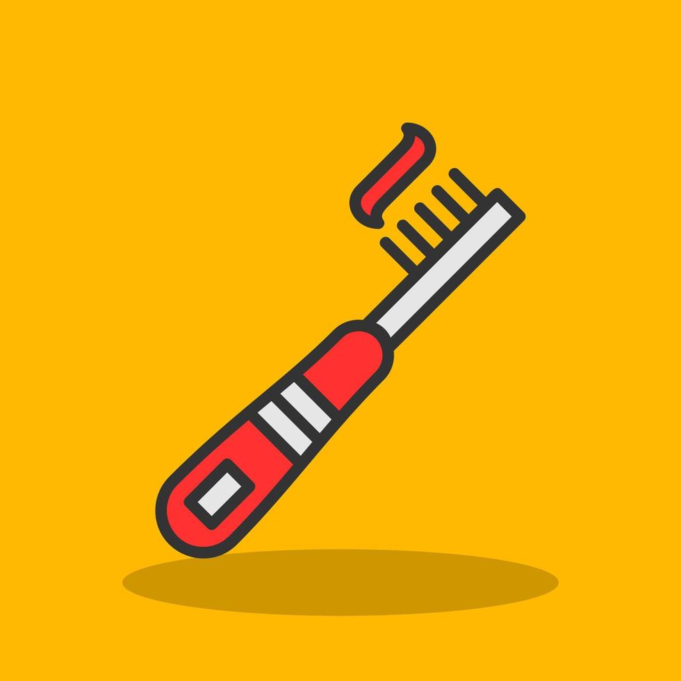 Toothbrush Vector Icon Design