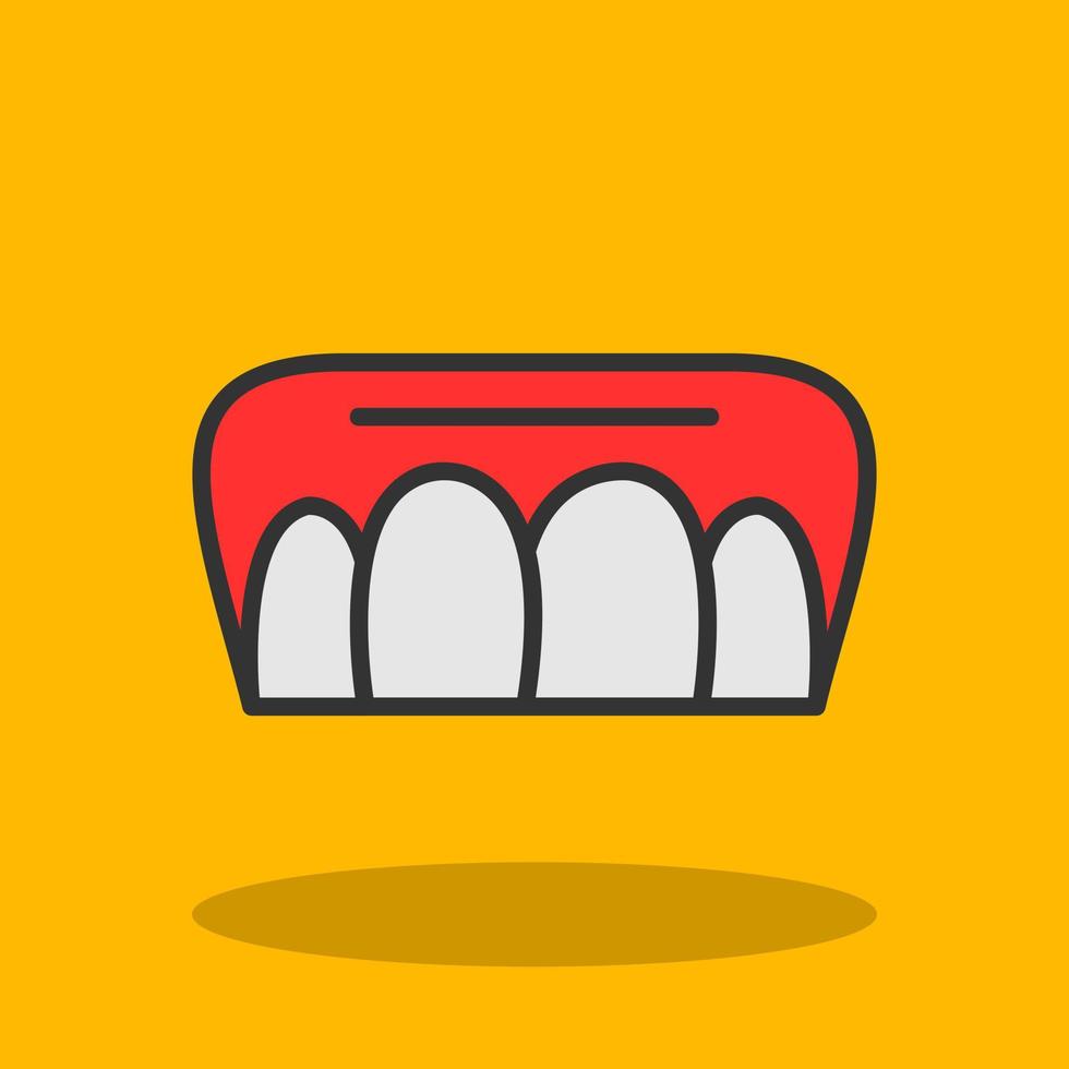 Incisor Vector Icon Design