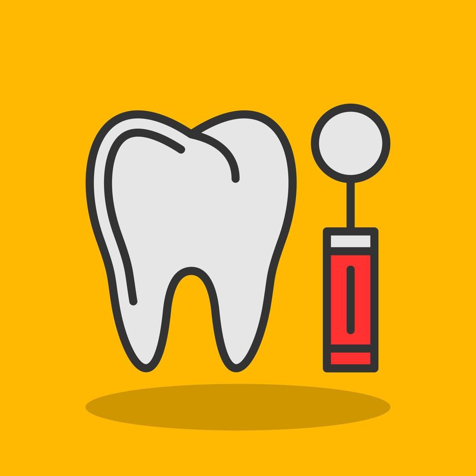 Dentist Mirror Vector Icon Design