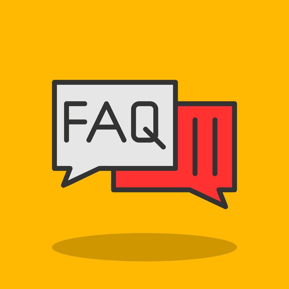 Faq Vector Icon Design