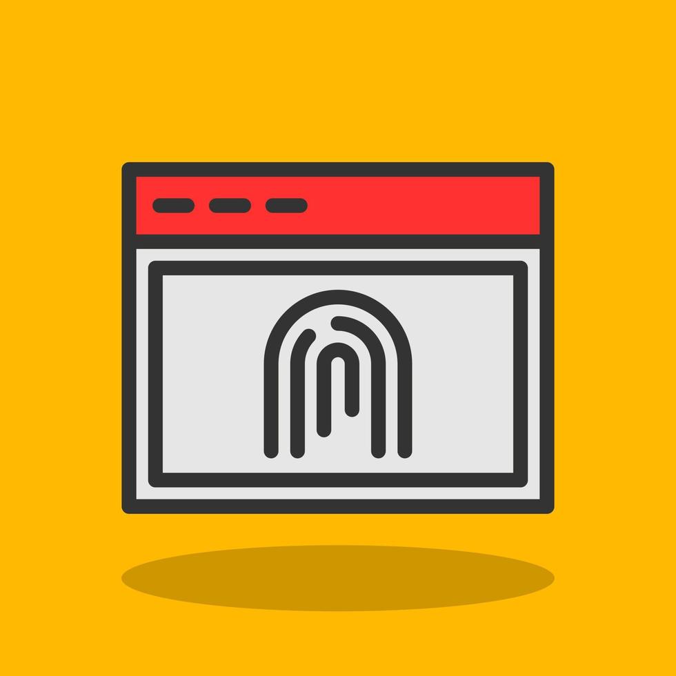 Biometric Vector Icon Design