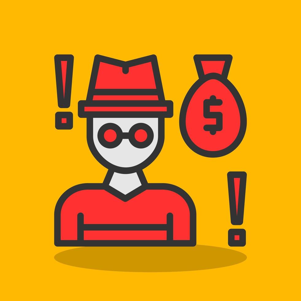 Robbery Vector Icon Design
