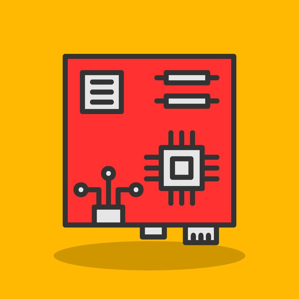 Motherboard Vector Icon Design