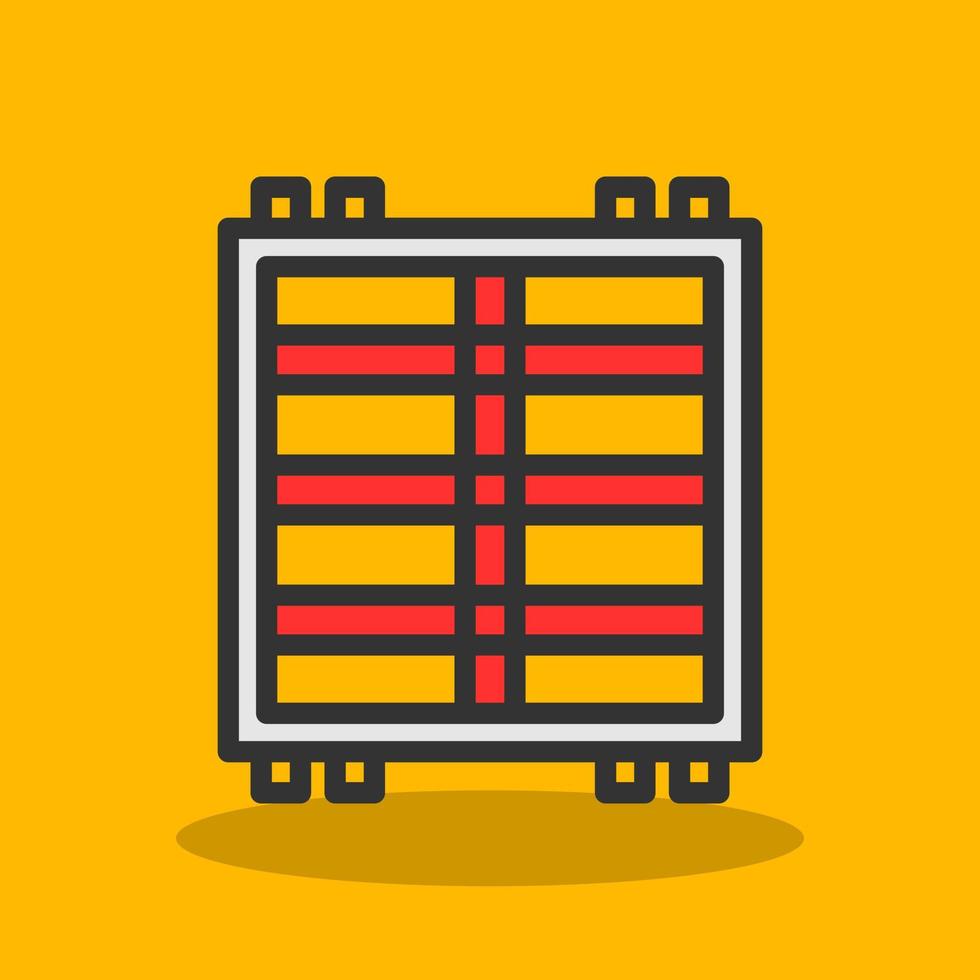 Roof Rack Vector Icon Design