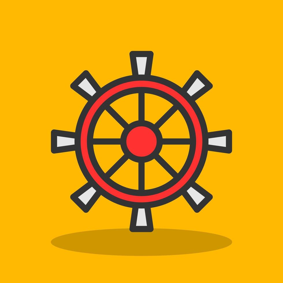 Rudder Vector Icon Design