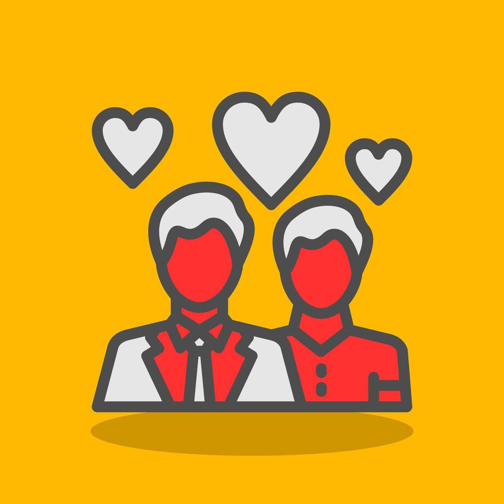 Relationship Vector Icon Design