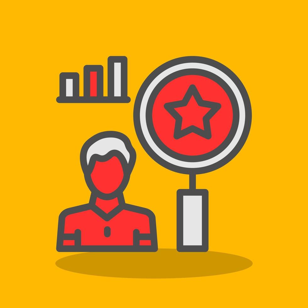 Qualitative Research Vector Icon Design