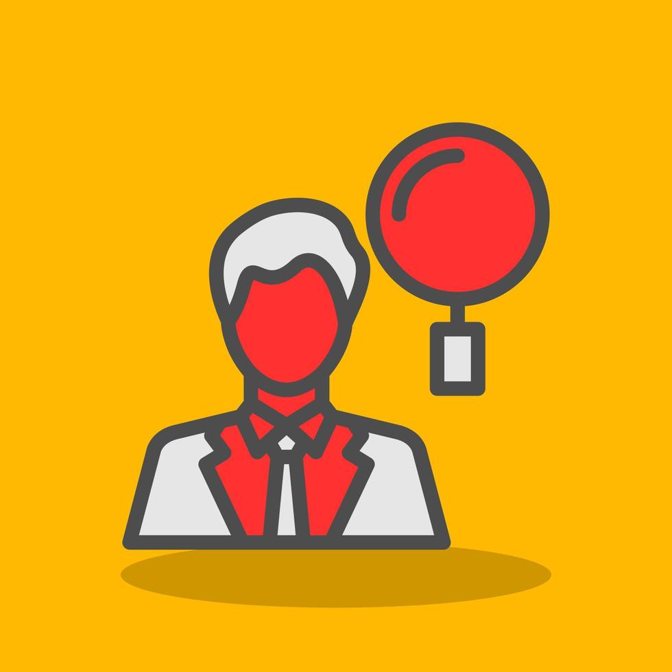 Consumer Research Vector Icon Design