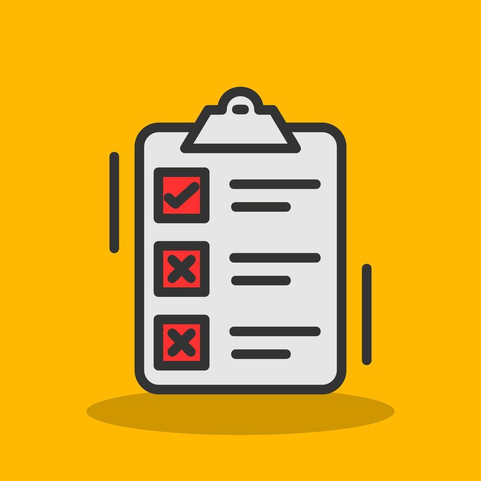 Checklist Vector Icon Design