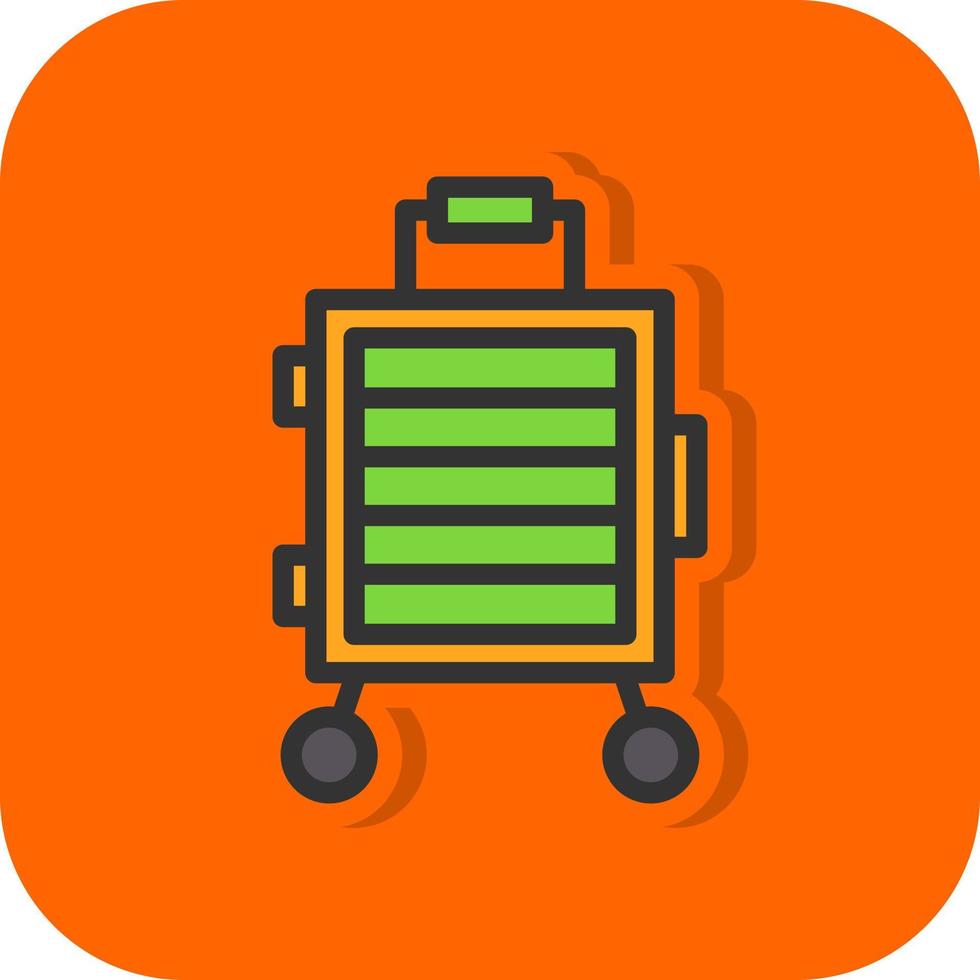 Luggage Vector Icon Design